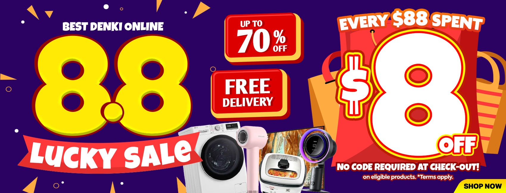 8.8 Lucky Sale